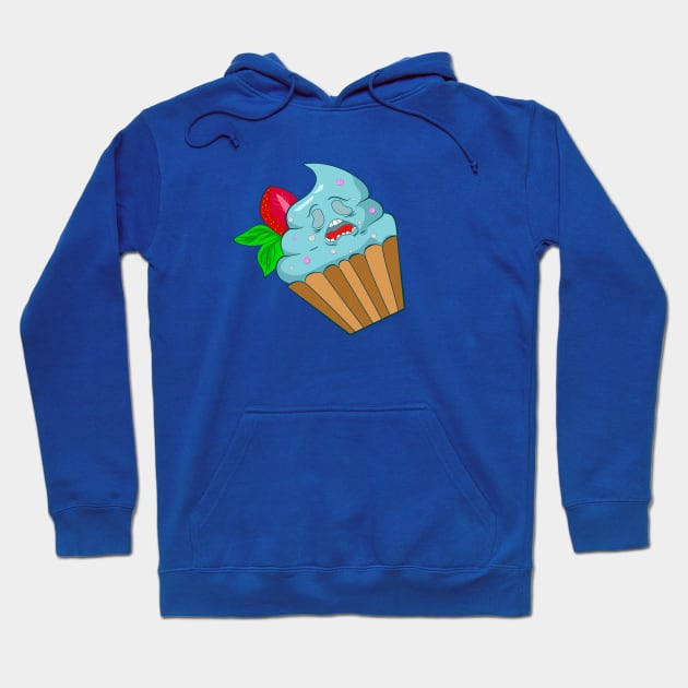 Cupcake monster with strawberry Hoodie by MariRiUA